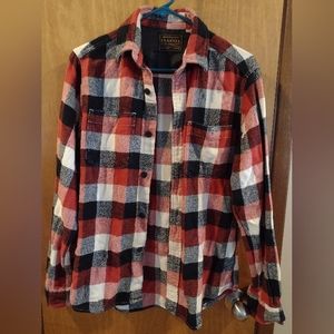 Uniqlo Red Black White XS Flannel
